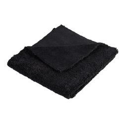 ASC Clean Pro Dual Pile Black - mikrovláknová utěrka 400 GSM (40 x 40 mm)