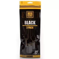 Work Stuff Brush Black 3-pack sada odolných štětců