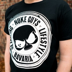 Nuke Guys bavlněné černé tričko Donut