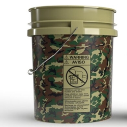 Magic Bucket detailingový kbelík - Camo Green (20 l)