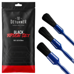 Deturner Black Brush Set - Sada detailingových štětců