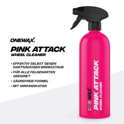 OneWax PINK ATTACK Wheel Cleaner - Čistič alukol a odstraňovač polétavé rzi