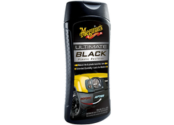 Meguiar's Ultimate Black Plastic Restorer - oživovač a ochrana nelakovaných plastů v exteriéru i interiéru (355 ml)