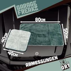 Garage Freaks XL Dry 2er Pack- 2 sušící ručníky 50x80cm a 40x40cm, 1200 GSM