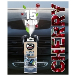 K2 klima Fresh Cherry - čistič klimatizace a osvěžovač (150ml)