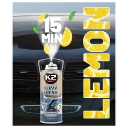 K2 klima Fresh Lemon - Čistič klimatizace a osvěžovač (150ml)