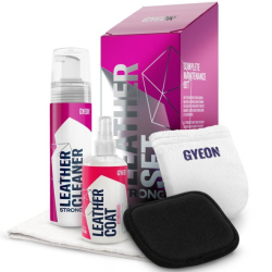 GYEON Q2M Leather Set STRONG - sada pro čištění a impregnaci kůže