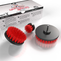 Nuke Guys Drill Brush Set HARD - Sada hrubých kartáčů do aku šroubováku