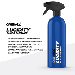 OneWax LUCIDITY Glass Cleaner - Čistič oken a skel (750 ml)