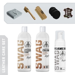 SWAG Leather Care Set - Sada na čištění a ochranu kůže
