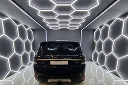 ASC Kompletní LED hexagonové světlo,  14 ks 420 x 238 cm, denní bílá 4500 K