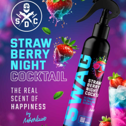 SWAG Strawberry Night Cocktail - Vůně do interiéru s visačkou (150ml)