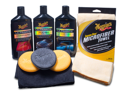 Meguiar's Ultimate Care Kit - kompletní sada pro renovaci, leštění a ochranu laku