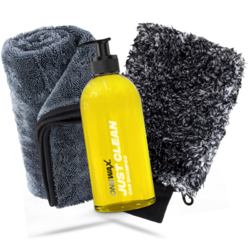 OneWax WASH & DRY Set - Autošampon s rukavicí a sušícím ručníkem