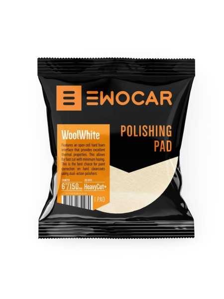 Ewocar Wool White 80/75 mm - Vlněný leštící kotouč
