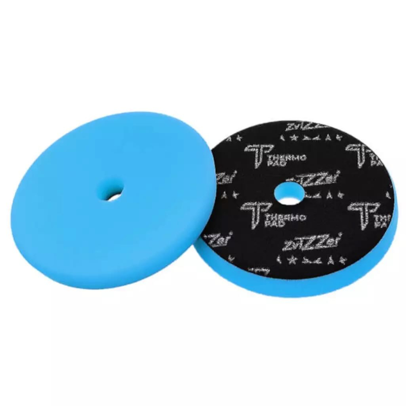 ZviZZer Thermo Trapez Pad Ultra Hard 125 mm - velmi tvrdý leštící kotouč (modrý)