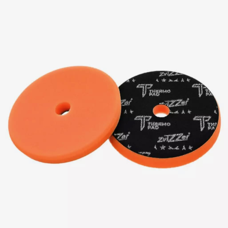 ZviZZer Thermo Trapez Pad Medium 125 mm - jednokrokový leštící kotouč (oranžový)