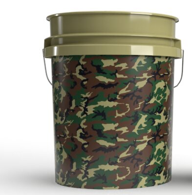 Magic Bucket detailingový kbelík - Camo Green (20 l)