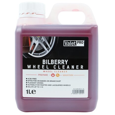 ValetPro Bilberry Safe Wheel Cleaner 1L čistič kol