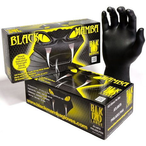 Black Mamba Nitrile Gloves - ochranné rukavice