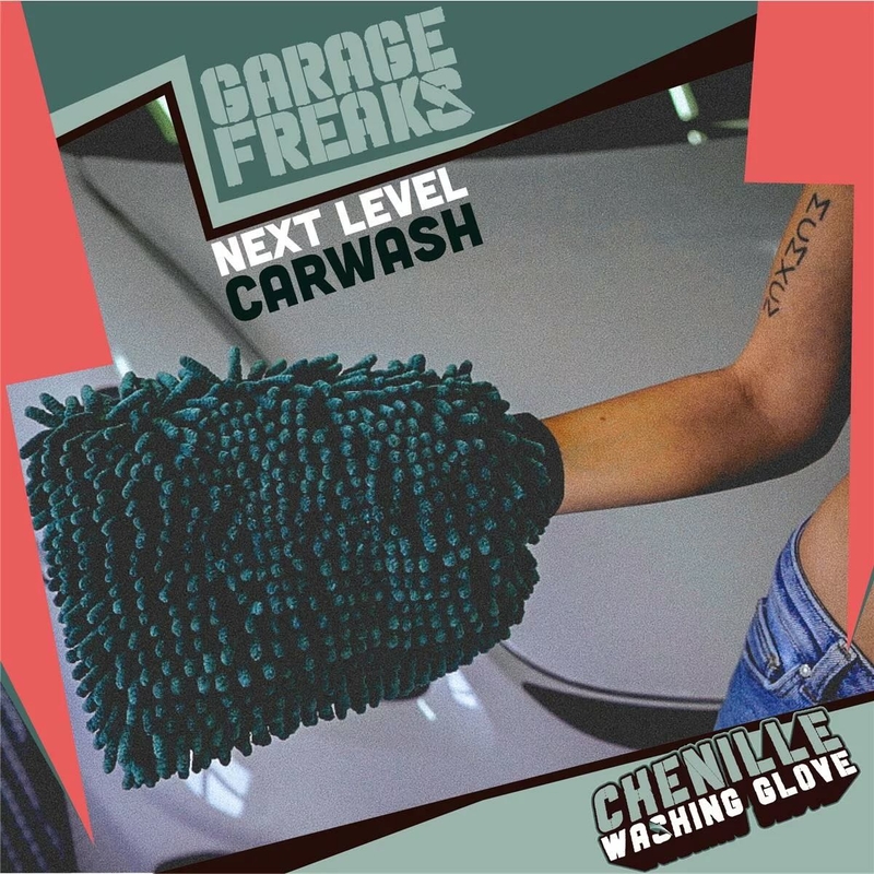 Garage Freaks Chenille Glove - Mikrovláknová mycí rukavice