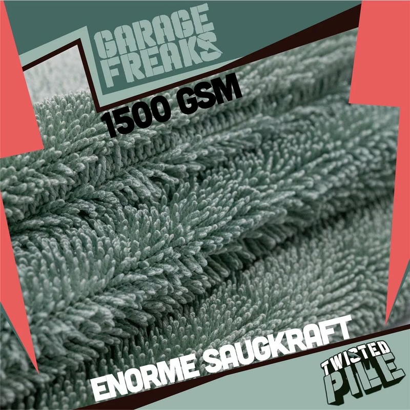 Garage Freaks Twisted Pile - Sušící ručník 50 x 80 cm, 1500 GSM