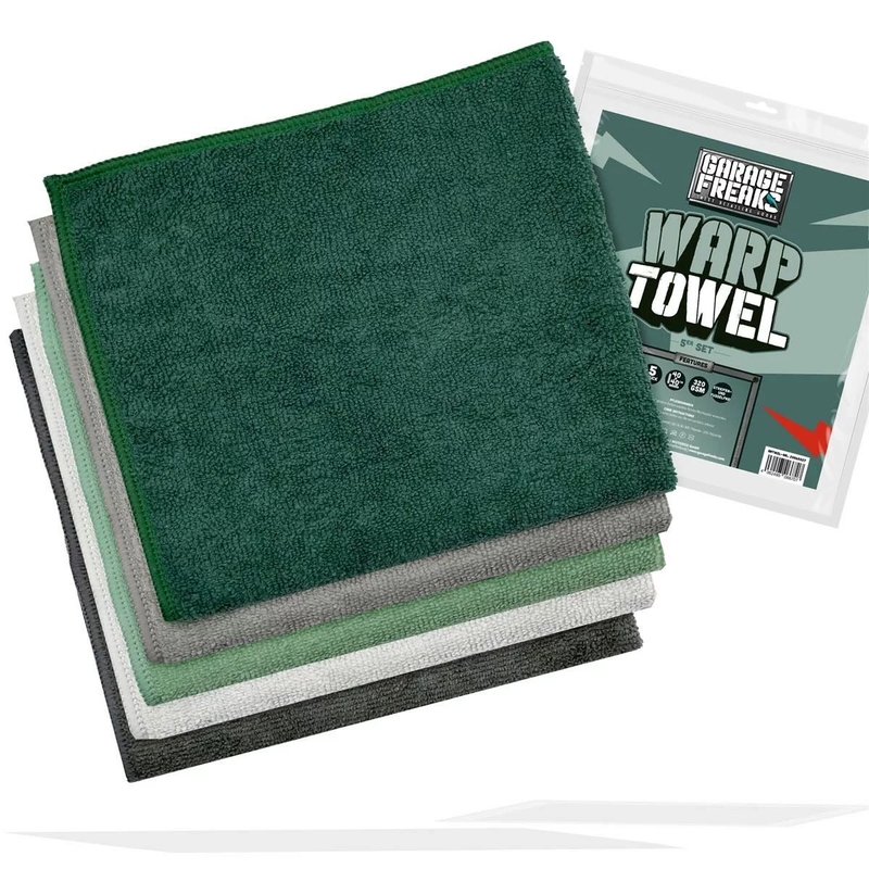 Garage Freaks Warp Towel - 5 ks mikrovláknových utěrek 40 x 40 cm, 320 GSM