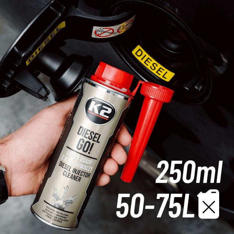 K2 Diesel GO! - Přísada do naftových motorů k čištění vstřikovačů