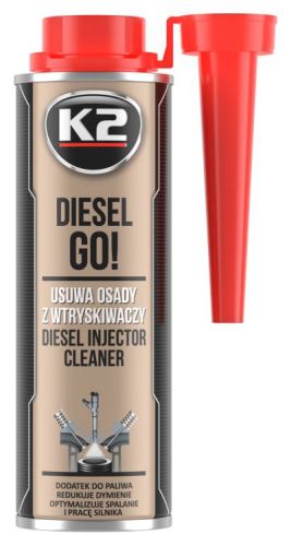 K2 Diesel GO! - Přísada do naftových motorů k čištění vstřikovačů